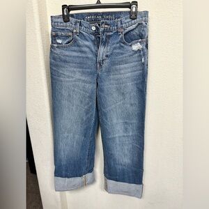 American Eagle Outfitters Men's Light Blue Straight Jeans